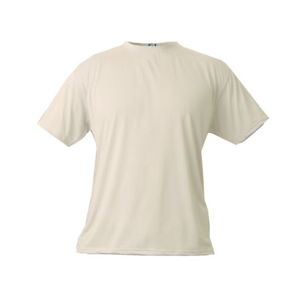 X-Small Sand Short Sleeve Basic T-Shirt Thumbnail