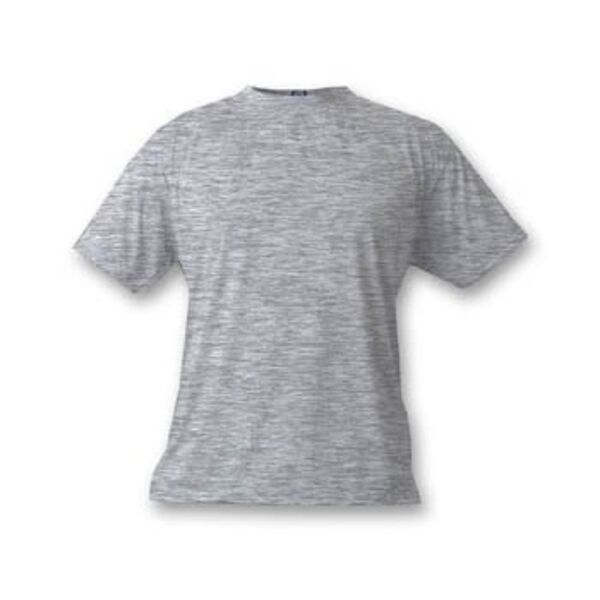 Youth Medium Ash Heather Short Sleeve Basic T-Shirt Thumbnail