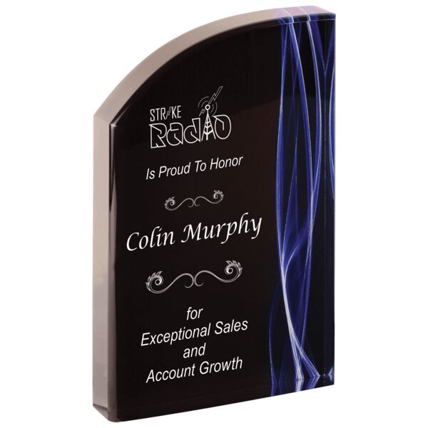 8" Wave Vapor Acrylic Thumbnail