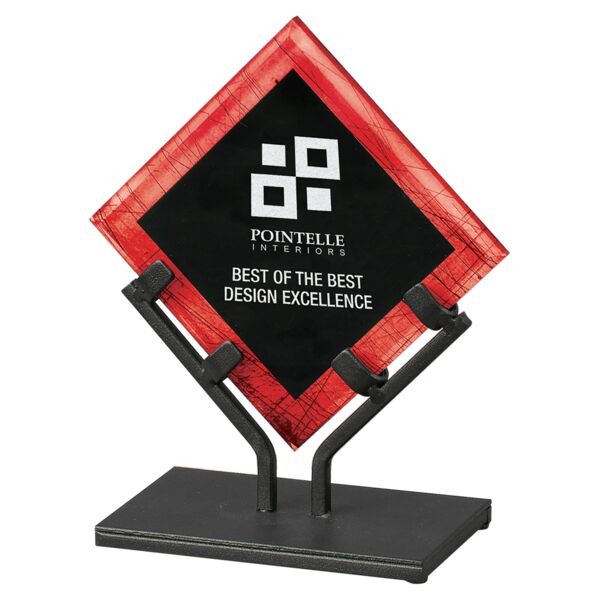 7" Galaxy Acrylic Plaque with Iron Stand Thumbnail