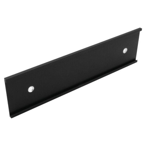 3" x 12", Kota Pro Aluminum Wall Bracket with Mounting Holes, Fits 1/8" Thick Plastic Insert Thumbnail