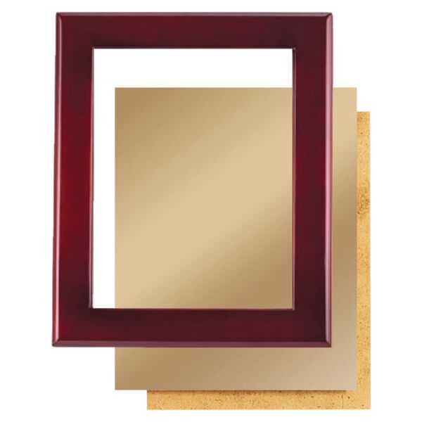 Piano Finish Frame Kit with Brushed Metal Backing Thumbnail