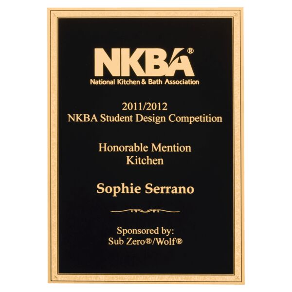 8 3/4" x 11 3/4" Textured LaserFX Plate with Florentine Border and Four Holes Thumbnail