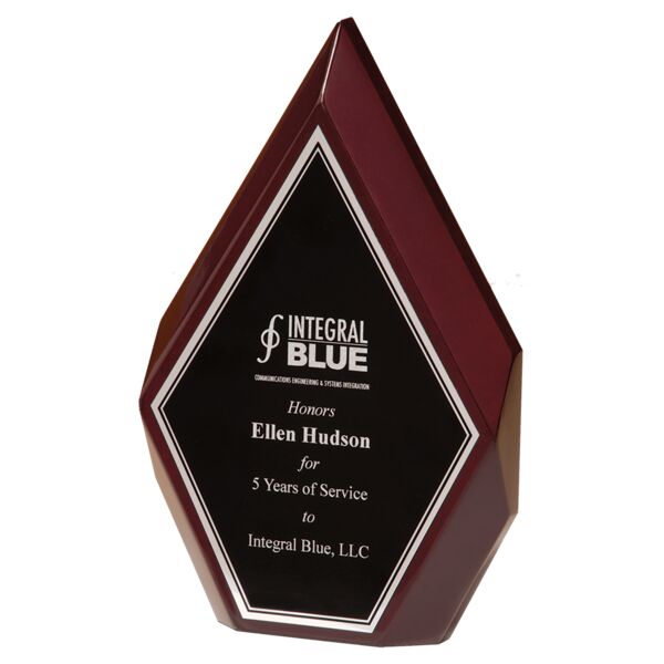 4 1/4" x 7 7/8" High Gloss Diamond with and Engraving Plate Thumbnail