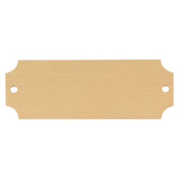 2 1/2" x 7/8" Satin Brass Perpetual Plate Thumbnail