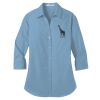 Women's 3/4 Sleeve Carefree Poplin Shirt Thumbnail