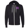 Unisex Heathered French Terry Full-Zip Hooded Sweatshirt Thumbnail