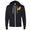 Unisex Heathered French Terry Full-Zip Hooded Sweatshirt Thumbnail