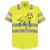 Men's High Visibility Safety Short Sleeve Work Shirt Thumbnail