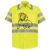 Men's High Visibility Safety Short Sleeve Work Shirt Thumbnail