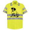 Men's High Visibility Safety Short Sleeve Work Shirt Thumbnail