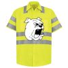 Men's High Visibility Safety Short Sleeve Work Shirt Thumbnail