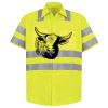 Men's High Visibility Safety Short Sleeve Work Shirt Thumbnail