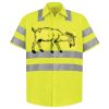 Men's High Visibility Safety Short Sleeve Work Shirt Thumbnail