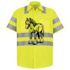 Men's High Visibility Safety Short Sleeve Work Shirt Thumbnail
