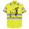 Men's High Visibility Safety Short Sleeve Work Shirt Thumbnail