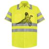 Men's High Visibility Safety Short Sleeve Work Shirt Thumbnail