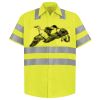 Men's High Visibility Safety Short Sleeve Work Shirt Thumbnail