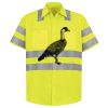Men's High Visibility Safety Short Sleeve Work Shirt Thumbnail