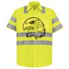 Men's High Visibility Safety Short Sleeve Work Shirt Thumbnail