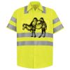 Men's High Visibility Safety Short Sleeve Work Shirt Thumbnail