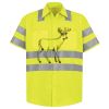 Men's High Visibility Safety Short Sleeve Work Shirt Thumbnail
