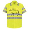 Men's High Visibility Safety Short Sleeve Work Shirt Thumbnail