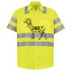 Men's High Visibility Safety Short Sleeve Work Shirt Thumbnail