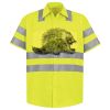 Men's High Visibility Safety Short Sleeve Work Shirt Thumbnail