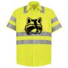 Men's High Visibility Safety Short Sleeve Work Shirt Thumbnail