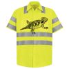 Men's High Visibility Safety Short Sleeve Work Shirt Thumbnail