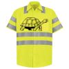 Men's High Visibility Safety Short Sleeve Work Shirt Thumbnail
