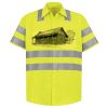 Men's High Visibility Safety Short Sleeve Work Shirt Thumbnail