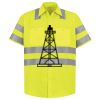 Men's High Visibility Safety Short Sleeve Work Shirt Thumbnail