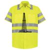 Men's High Visibility Safety Short Sleeve Work Shirt Thumbnail
