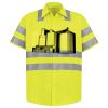 Men's High Visibility Safety Short Sleeve Work Shirt Thumbnail