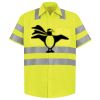 Men's High Visibility Safety Short Sleeve Work Shirt Thumbnail