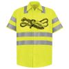 Men's High Visibility Safety Short Sleeve Work Shirt Thumbnail