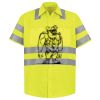 Men's High Visibility Safety Short Sleeve Work Shirt Thumbnail