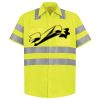 Men's High Visibility Safety Short Sleeve Work Shirt Thumbnail