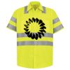 Men's High Visibility Safety Short Sleeve Work Shirt Thumbnail