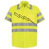 Men's High Visibility Safety Short Sleeve Work Shirt Thumbnail