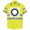 Men's High Visibility Safety Short Sleeve Work Shirt Thumbnail