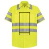Men's High Visibility Safety Short Sleeve Work Shirt Thumbnail