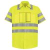 Men's High Visibility Safety Short Sleeve Work Shirt Thumbnail