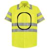 Men's High Visibility Safety Short Sleeve Work Shirt Thumbnail