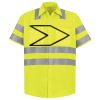 Men's High Visibility Safety Short Sleeve Work Shirt Thumbnail