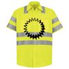 Men's High Visibility Safety Short Sleeve Work Shirt Thumbnail