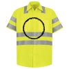 Men's High Visibility Safety Short Sleeve Work Shirt Thumbnail