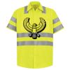 Men's High Visibility Safety Short Sleeve Work Shirt Thumbnail